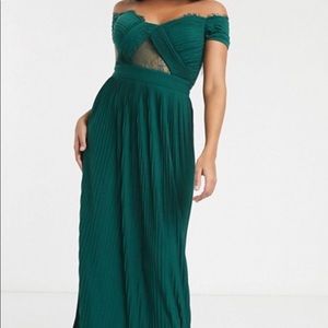 ASOS Design Bardot Maxi Dress
